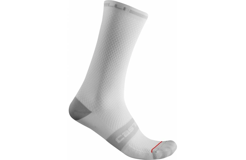 CASTELLI Chaussettes Vélo été Superleggera T 18 Blanc 3 CASTELLI Chaussettes Vélo été Superleggera T 18 Blanc