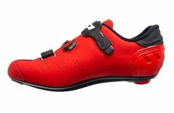 Chaussures Vélo Route SIDI Ergo 5 Carbon Composite Rouge Mat / Noir -Chaussures vélo route homme Soldes chaussures velo route sidi ergo 5 carbon composite rouge mat noir 2021 2