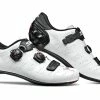Chaussures Vélo Route SIDI Ergo 5 Mega Blanc Noir Mat Carbon Composite -Chaussures vélo route homme Soldes chaussures velo route sidi ergo 5 mega blanc noir mat carbon composite