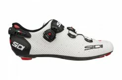 Chaussures Vélo Route SIDI WIRE 2 Carbon AIR Blanche / Noire -Chaussures vélo route homme Soldes chaussures velo route sidi wire 2 carbon air blanche noire 1 2