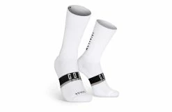 GOBIK Chaussettes Vélo UNISEX SUPERB AXIS EXTRA LONG BLANC 2023