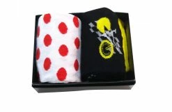 LE TOUR DE FRANCE Lot De 2 Paires De Chaussettes Cyclistes Tour De France 2019 -Chaussures vélo route homme Soldes lot de 2 paires de chaussettes cyclmistes tour de france 2019 1