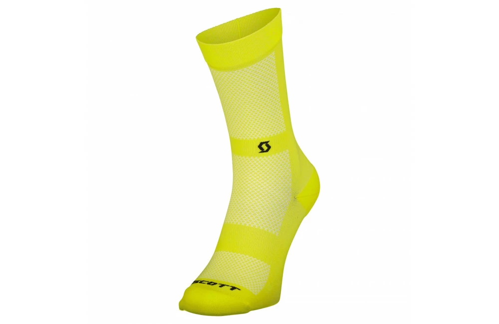 SCOTT Chaussettes Vélo Performance NO SHORTCUTS Crew Jaune 2023 3 SCOTT Chaussettes Vélo Performance NO SHORTCUTS Crew Jaune 2023