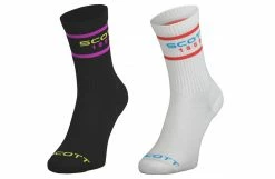SCOTT Chaussettes Vélo Retro Casual Crew 2023