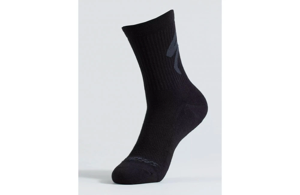 SPECIALIZED Chaussettes Vélo Hiver Cotton Tall Logo 4 SPECIALIZED Chaussettes Vélo Hiver Cotton Tall Logo – Image 2